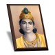 Foto Bhagavan Krishna plastificata su supporto in legno