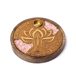 Brucia incenso bastoncini e coni Namaste quarzo rosa